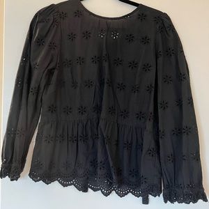 Madewell eyelet blouse